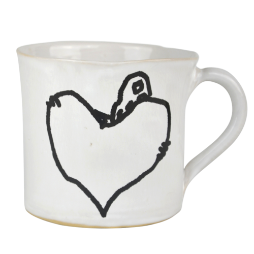 ALICE Große Kaffeetasse Beestermöller, weiß